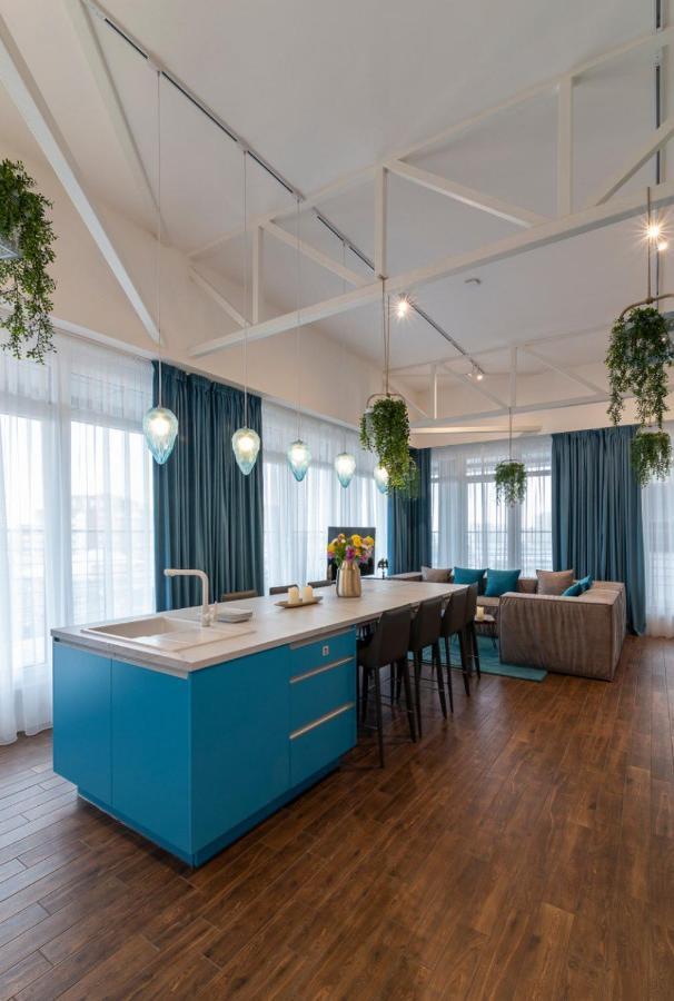 Stylish 1 Bedroom Studio Near Most City Dnipro Exteriör bild